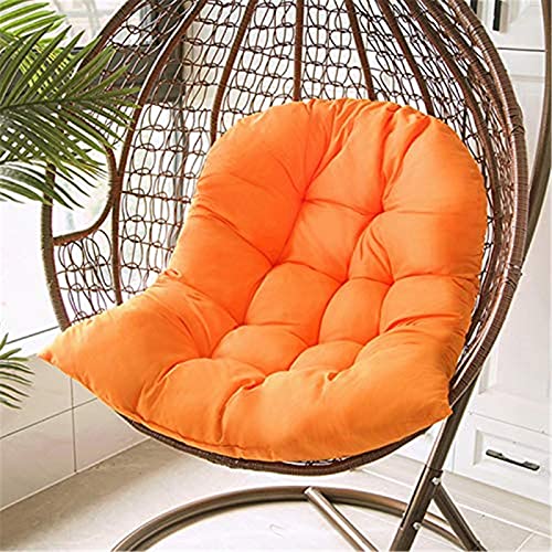 Egg Chair Cushion Hammock Chair Cushion Replacemen Detachable Hanging Egg Rattan Chair Pad- Thicken Washable Hanging Egg Hammock Chair Pads Round