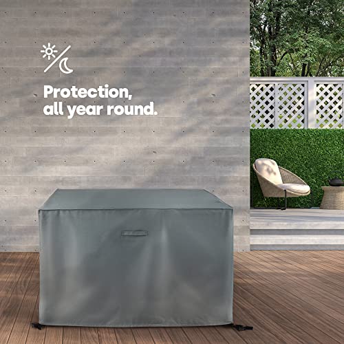 LIVIVO Deluxe Extra Heavy Duty Waterproof Rattan Cube Set Cover with PVC Lining, Eyelets and Drawstring - Designed to fit Rattan Garden Furniture