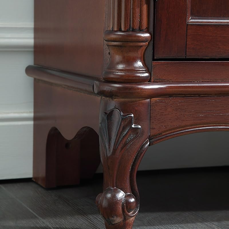 LUKEO Solid Wood Shoe Cabinet Shoe Storage Cabinet Household Entry Shoe Cabinet Household Goods (Color : D, Size : 120cm)