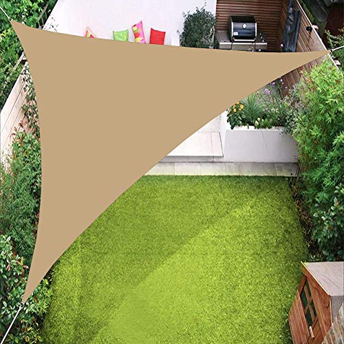 PENGMAI Sun Shade Sails Triangle UV Block Canopy Awning Cover for Patio Backyard Lawn Garden Yard Outdoor Activities