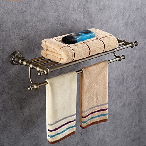 HIGOH Towel Racks,Bathroom Towel Rack Wall Mounted Towel Holder,Hardware Bathroom Rack,Kitchen Accessories Storage Rack,Wall-Mounted Kitchen and