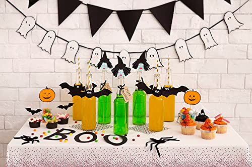 Neatiffy Disposable Plastic Table Cloth Roll, Party/Banquet Table Cover, Tablecloths for Rectangle/Round/Square Tables, Equals to 12 Picnic Pack