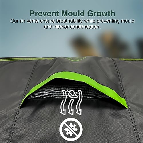 AWNIC Garden Sofa Covers Waterproof, Outdoor Coner Sofa Cover (Polyester, 254x254x85x71cm)