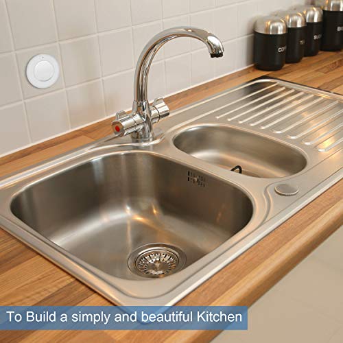 Food Waste Disposer Switch-Remote Control-No Drilling on Sink Top-No Wiring-Stick On Sink Top/Counter Top-Compatible with Any Garbage Disposal Un