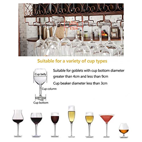 Ceiling Wine Rack Stylish Simplicity Down Simple Style Multi-Function Living Room Creative Display Storage Wine Rack -Restaurant Kitchen Bar Floa