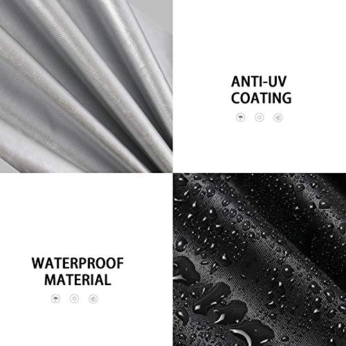 TheElves Patio Cooler Bar Table Cover for Keter 7.5-Gal Cool Bar Table, Outdoor Patio Round Beer Cooler Table Cover, Waterproof Barrel Cool Bar T