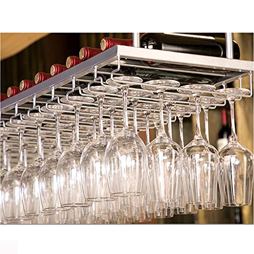 EYLINK European Wine Rack Iron Hanging Wine Rack Upside Down Wine Glass Holder Simple And Stylish Used In Restaurants, Bars, Homes, Etc. Home Dec