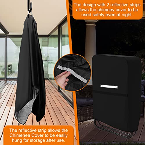 Garden Folding Reclining Chair Cover, Patio Reclining Chair Cover 210D Oxford Fabric Waterproof Dustproof and UV Resistant, Anti Gravity Chair Co