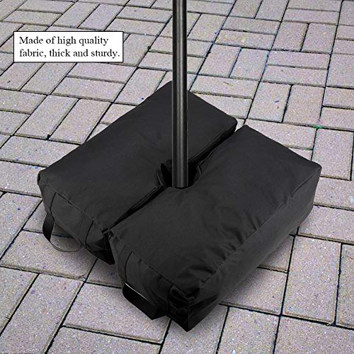 Garosa 2 Pieces Detachable Square Umbrella Base Weight For Any Offset Cantilever Outdoor Patio Umbrella Stand Replace Ugly Sand Bag