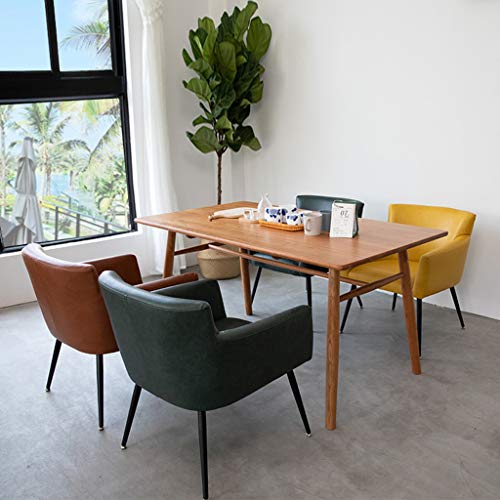 Modern Kitchen Dining Room Chairs Living Room Armchair Modern PU Leather High Back Padded Soft Seat Dining Chairs For Living Room Bedroom Kitchen