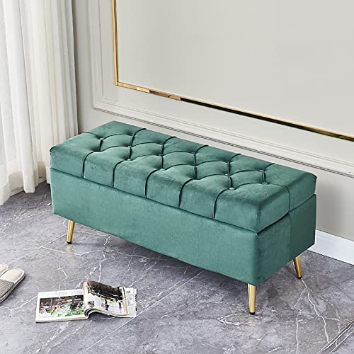 shoe storage bench ottoman Storage Benches Upholstery storage Ottoman bench, Rectangle End Of Bed Bench,Modern storage Bench Tufted Foot Rest Sto