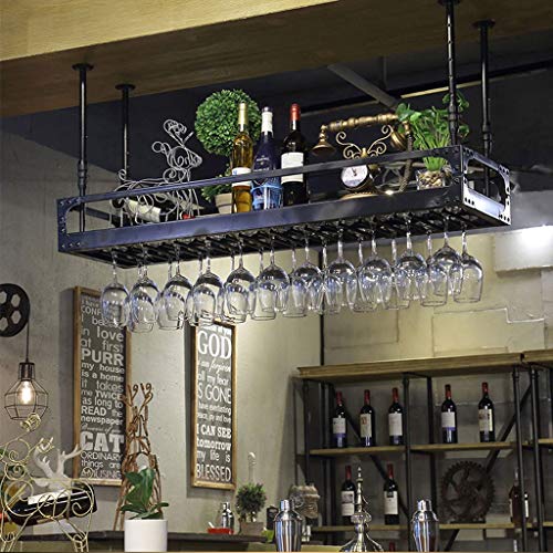 European Hanging Red Fashion Creative Wine Glass Rack Upside Down Wine Rack Bar Wrought Iron Goblet Rack Creative Wine Cabinet Decoration Hanger