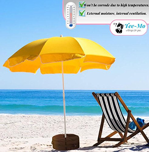 LYXIHAP 18" Round Detachable Umbrella Base Weight Bag, Umbrella Weights with Large Openning and 2 Handle for Patio Beach Outdoor Cantilever or Fl