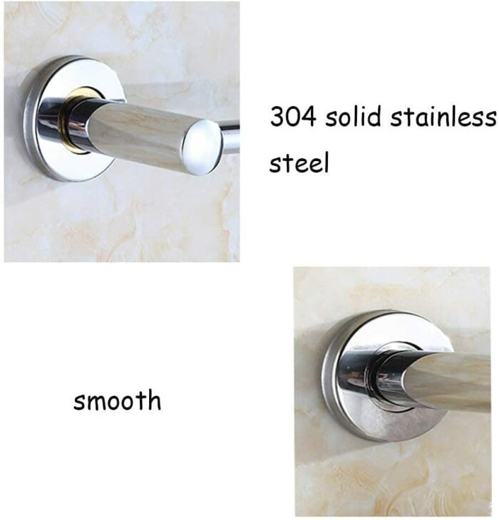 Bathroom Bath Towel Bar, Single Towel Rack for Bathroom, Towel Holder Wall Mount Tower Hanger/60Cm