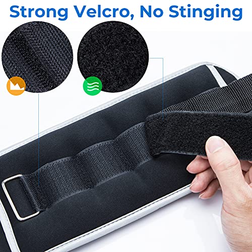 Sportneer Ankle Weights Wrist Arm Leg Weights for Women, Kids and Men, Strength Training Wrist and Ankle Weights Set, Perfect for Dancing, Runnin