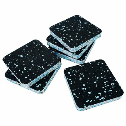 Luwint Treadmill Mat Pads, Rubber Foam Padding, Sound Isolation Pads, Anti Vibration Pads, Shock Absorbing Mat, Noise Reduction Floor Protection
