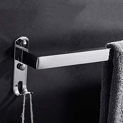 N/A Towel Rack - Stainless Steel Towel Rail, Punch-free Towel Rack, Single Rod, Size 30x13x7 Cm