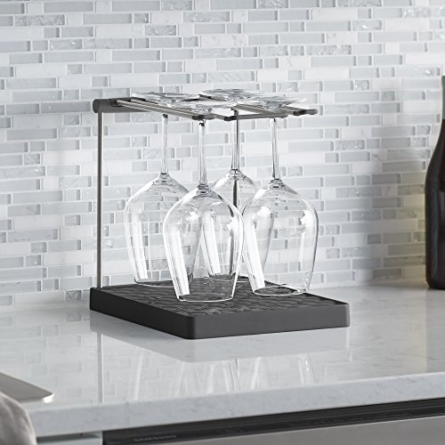 Kohler K-8628-CHR Wine Glass Drainer Charcoal