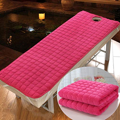 JY&WIN Quilted Mattress Topper,Soft Touch Cotton Mattress Pad For Beauty Salon Massage Tattoo Hotels Daily Life Use Non Slip-light Tan 60x180x3cm