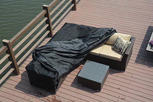 Direct Wicker 270 x 270 x 70cm Large Square All Weather Waterproof Patio Garden Outdoor Furniture Cover