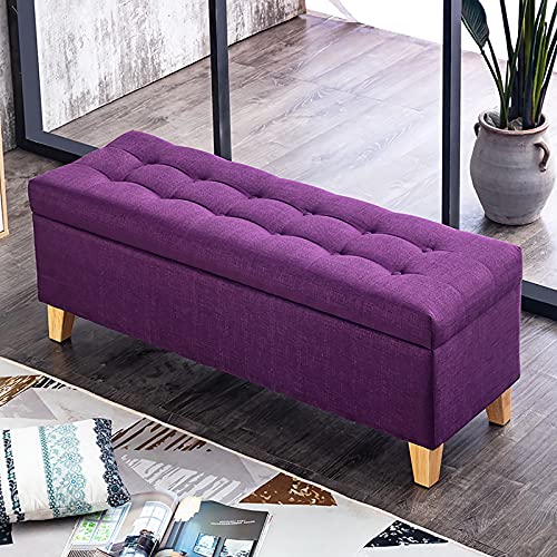 shoe storage bench ottoman Storage Benches Modern Footrest End Of Bed Bench For Living Room Bedroom,Linen Upholstered Sofa storage Ottoman Bench