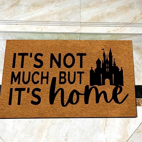 Msimplism.D Doormat Home Decor Funny Doormat It's Not Much But It's Home Doormat Funny Mats Monogram Doormat Indoor Outdoor Rubber Welcome Mat No