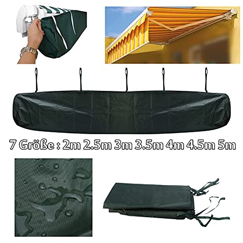 Kisbeibi Patio Awning Canopy Shelter Protective Waterproof Winter Storage Cover(size:3m)