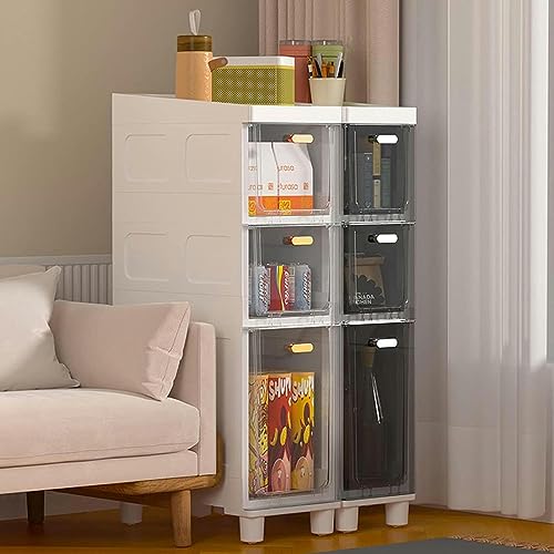 OPSREY 3/4/5-Drawer Mobile Storage Cabinet, Bathroom Storage Cabinet for Small Spaces, Over The Toilet Storage Cabinet for Skinny Bathroom Storag