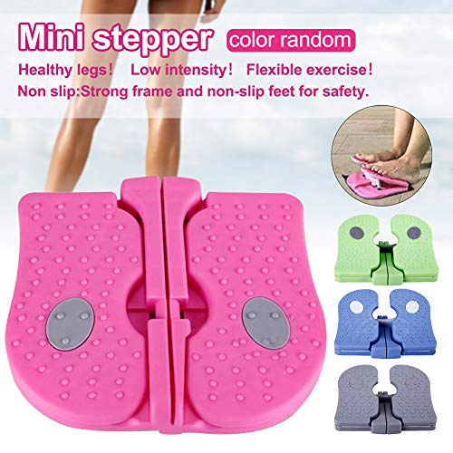 Foot Stepper Exercise Machine, Mini Stepper Trainer for Fitness Stovepipe, Leg Exercisers Peddle,Mute Folding Under-Desk Leg Workout Trainer for