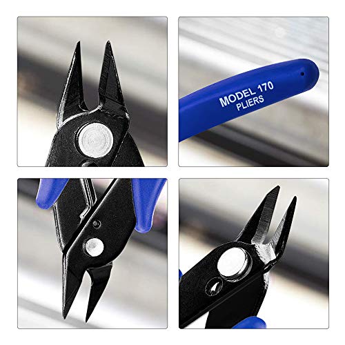 OUYZGIA Wire Cutters, Side Cutting Pliers, Durable Cutting Nippers, Wire Cable Cutter, Diagonal Cutting Pliers for Homes Electricians