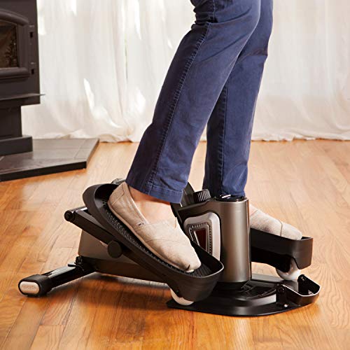 J-Fit jfit Under Desk & Stand Up Mini Elliptical/Stepper w/Adjustable Angle | The Ideal Fitness & Exercise Equipment for Home| Ideal for Men, Wom