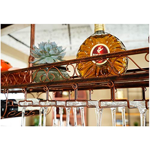 Simple Inverted Wine Rack Vintage Multi-Function Creative Living Room Display Wine Glass Holder Household Goblet Holder Adjustable Height Bar Res