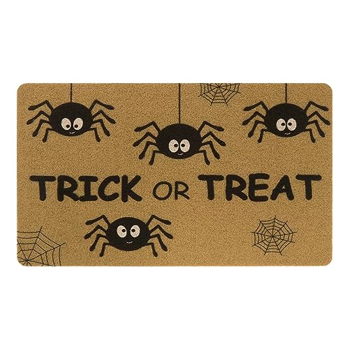 OJIA Happy Halloween Door Mat 30" x 17", Non-Slip Front Door Mat Outdoor Entrance, Non-Shedding Fall Door Mat Funny Outdoor Indoor Door Mats Porc