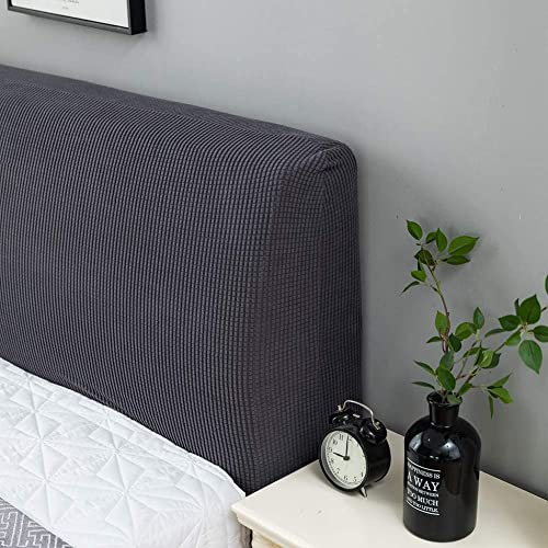 HAMON Bed Headboard Cover, Single/King/Double Bed Headboard Slipcover Stretchable Dustproof Protective Headboard Backrest Cover for Bedroom Bed H
