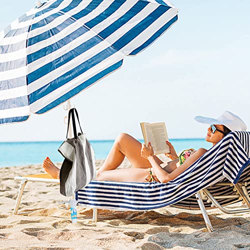 Mikytoper Beach Parasol Base, Spiral Sand Anchor for Parasols, Beach Parasol Stand Screw Anchor with Handle for Beach/Sand/Grass/Land, for 25-37