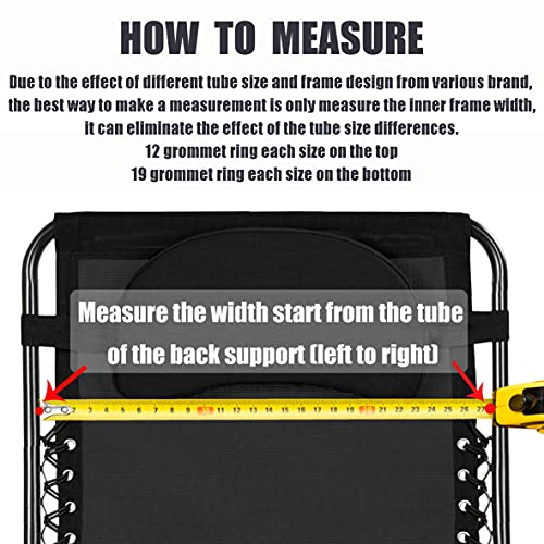 Moksha Studio Zero Gravity Chair Replacement Fabric, Anti-Gravity Folding Lounge Repair Cloth Part for Outdoor Patio Backyard Beach Pool Lawn Cam