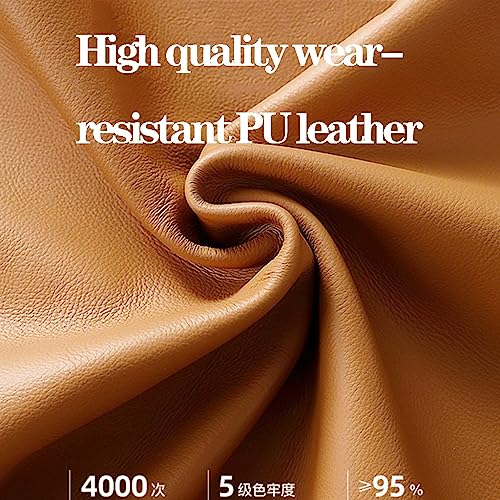 RILOOP Modern Dining Chairs Pu Upholstered Kitchen & Dining Room Chairs Leather Mid Century Modern Chairs with Metal Chair Legs,Loads up to 136Kg