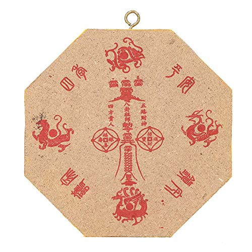 Pssopp Bagua Mirror, Vintage Chinese Feng Shui Mirror 4in-6in Convex Concave Mirror FengShui Taoist Instrument Mascot Buddism Taoist Mirror Prote