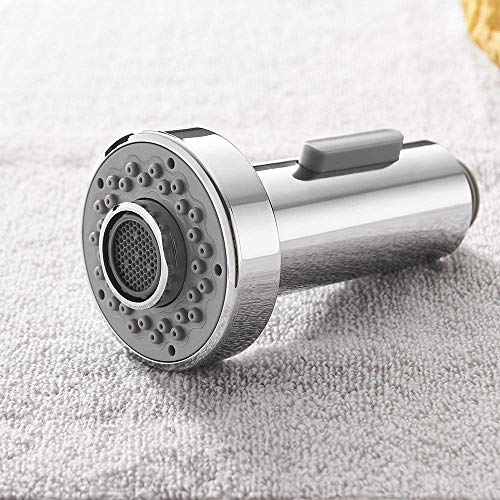 Heable Replacement Kitchen Tap Pull Out Spray Shower Head 2 Function Universal G 1/2-inch Chrome Finish