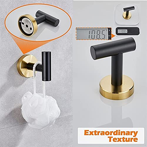 HIGOH Towel Racks, Towel Rail for Bathroom,Bathroom Hardware Set,Robe Hook Towel Rail Bar Rack Bar Shelf Tissue Paper Holder Towel Bar Set