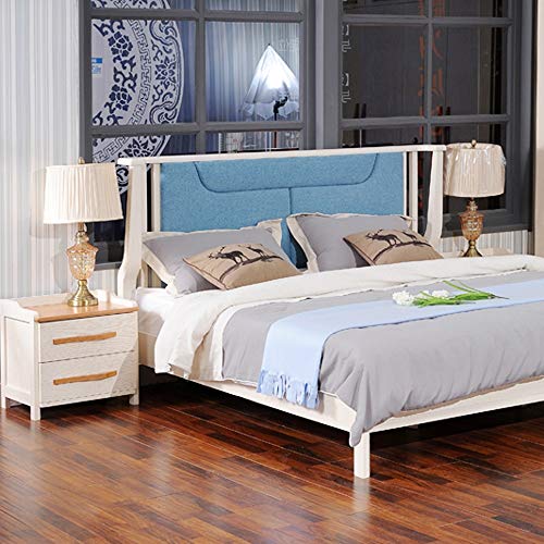 JYDQM Bedroom Bedside Table with Double Drawers, Furniture Solid Wood Bedside Table Side Table Bedroom Storage Cabinet