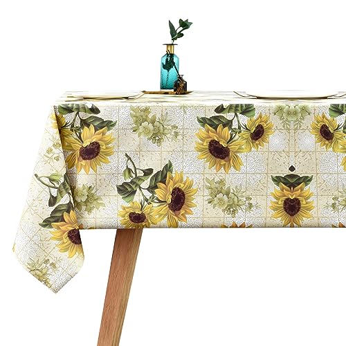 LOHASCASA Christmas Tablecloth Vinyl Oilcloth Tablecloth Small Rectangle Peva Vynle Wipeable PVC Waterproof Plastic Spill Proof Tablecloths Weigh