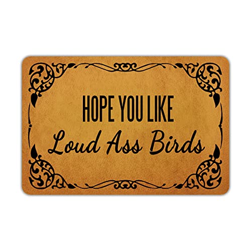 Front Door Mat Welcome Mat Sorry We're All Peopled Out Rubber Non Slip Backing Funny Doormat Indoor Outdoor Rug 24"(W) X 16"(L)