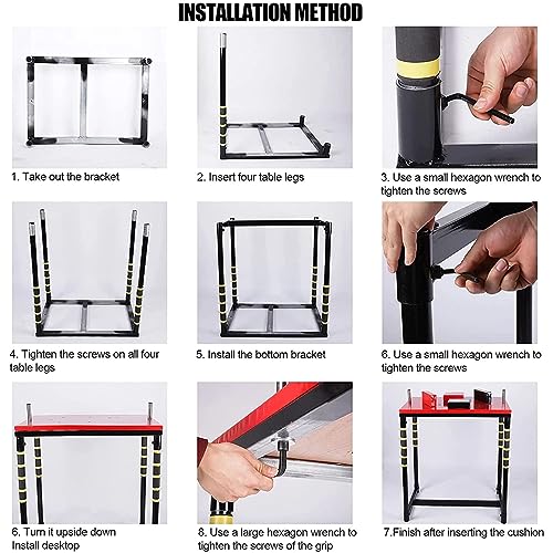 NURCIX Professional Arm Wrestling Battle Table, Standard Wrist Strength Training Support Plate, Competition Training Arm Wrestling Table for spor