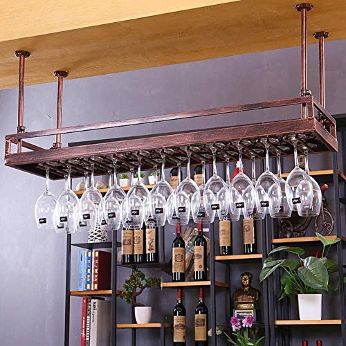 OUSIKA Wine Racks,Wall Mounted 2-Tier 30 Wine Glass Rack Storage Stand Hanging Iron Wine Stemware Holder Display Shelf, Adjustable Boom Modern Mi
