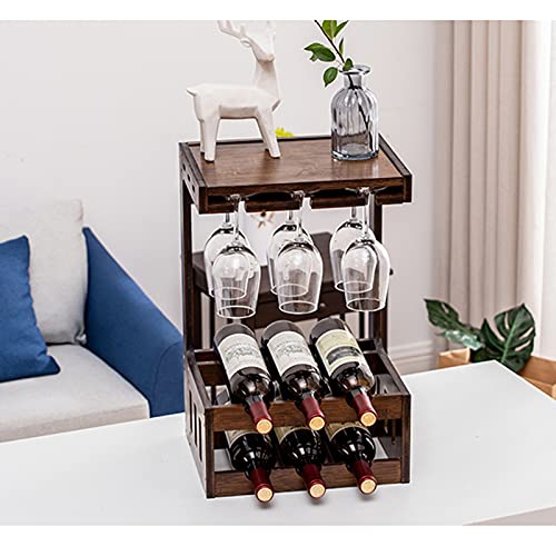 EYLINK Wooden Wine Racks, Wine Racks, Creative Wine Racks, Home Wall-Mounted Wine Glass Racks, Hanging Racks, Kitchen/Bar/Restaurant Wine Glass R