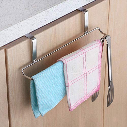 N/A The Cabinet Towel Bar, Hand Towe and Washcloth Rack for Bathroom and Kitchen ,Stainless Steel Door Towel Rack