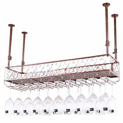 Ceiling Wine Glass Holder Vintage Wrought Iron Creative Decoration Storage Stylish Simplicity Wine Rack Modern Minimalist Stylish Simplicity Bott