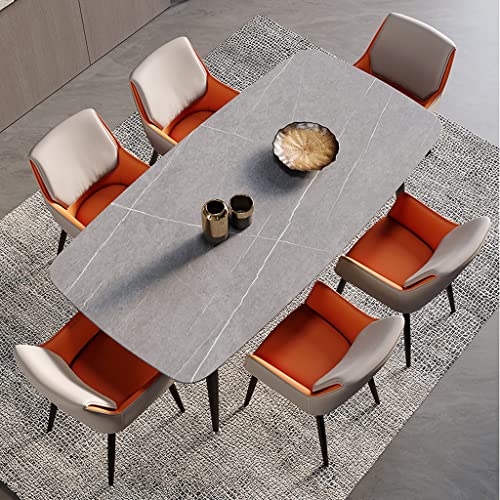 Kitchen Dining Room Furniture Chairs Modern PU Leather Dining Chairs with Armrests And High Back Padded Soft Seat for Office Lounge Dining Kitche
