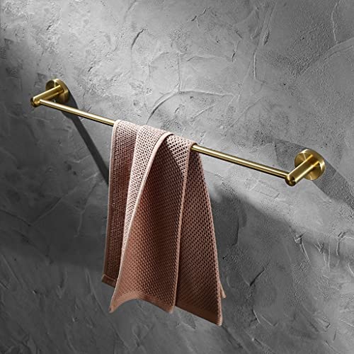HIGOH Towel Racks,Towel Holder Towel Rail for Bathroom, Nordic Brushed Hand Towel Holder, Bathroom Towel Bar, Light Towel Hanging Stainless Steel